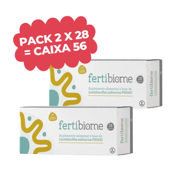 Fertibiome® (56 Cápsulas) - 2 unidade de 28 Cápsulas